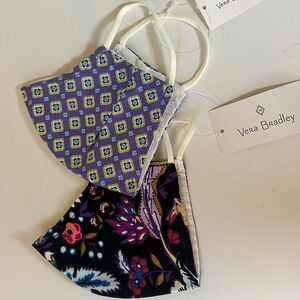Vera Bradley Cloth Face Masks, NWT